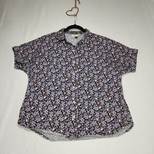 ⭐️Universal Thread Size S Floral Button Down Shirt Short Sleeve Spring Summer